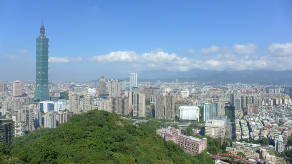 View of Taipei from Elephant Mountain