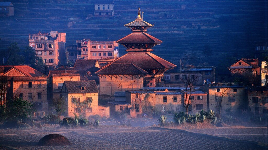 From the surrounding area of Kathmandu