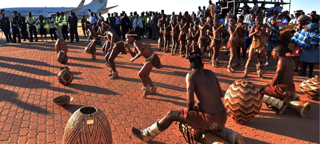 Local Dancers in Gaborone